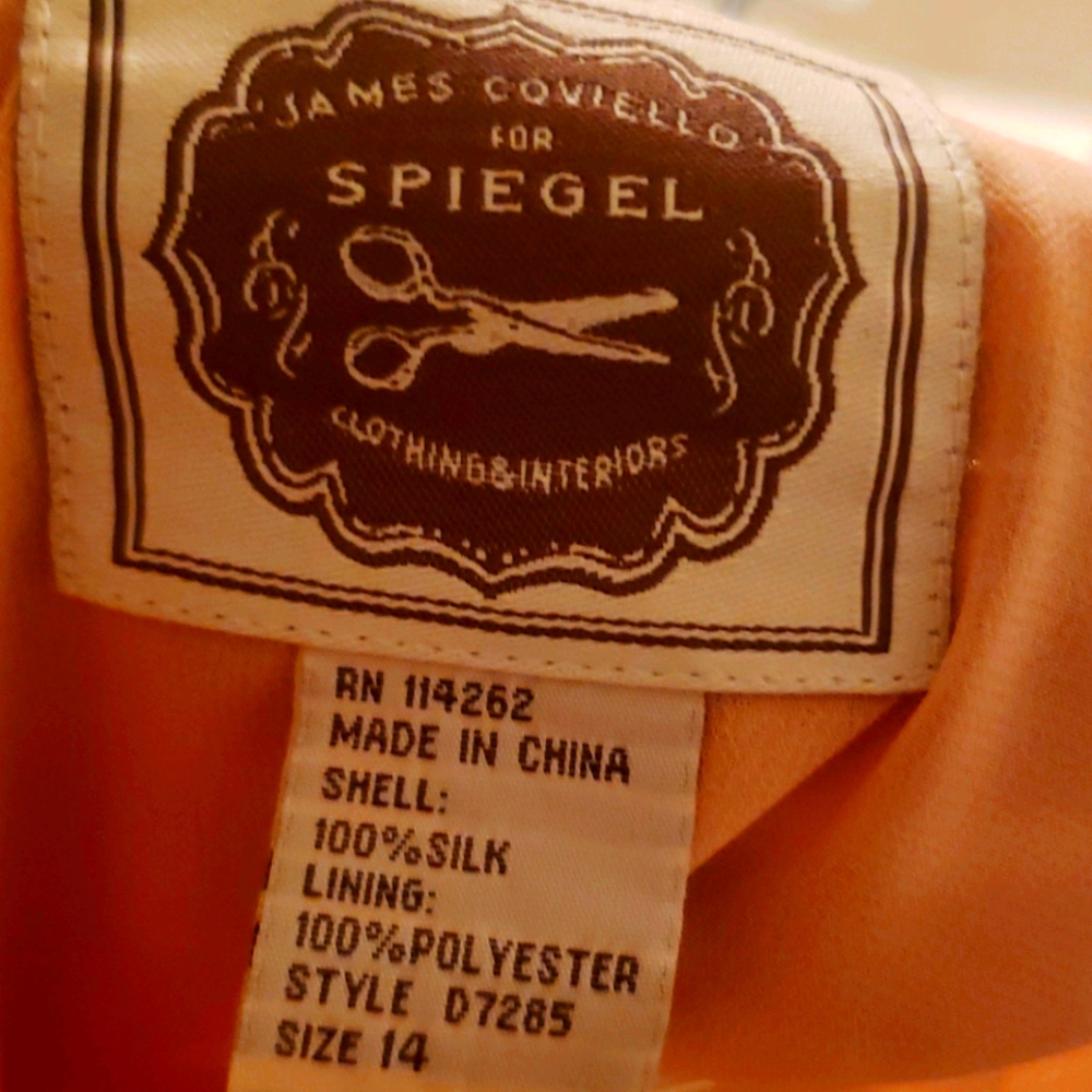 Vintage James Coviello silk skirt